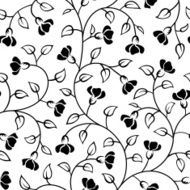 abstract flowers leaf seamless pattern N2