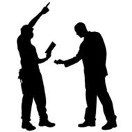 Vector silhouette of couple N199