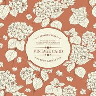Vintage Floral Label
