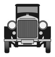 Vintage car vector illustration