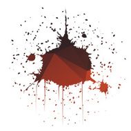 Dome-Shaped Ink Splatter
