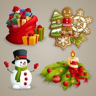 Christmas icons set N126