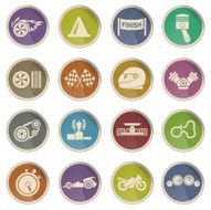 Racing vector icons N2