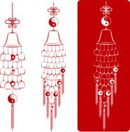 Wind Chimes Design element N6