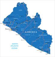 Liberia map N3