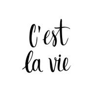 C'est la vie card