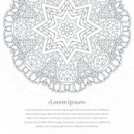 Delicate floral background for greeting cards labels Flower circular background N2