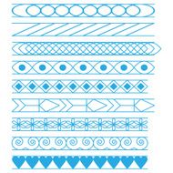 tattoo Sticker borders vector