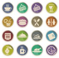 Cafe Silhouette Icons N9