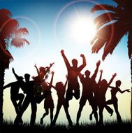 Summer party background N3