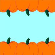Pumpkins up and down