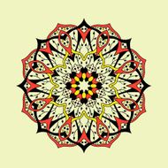 Mandala Floral ethnic abstract decorative elements N12