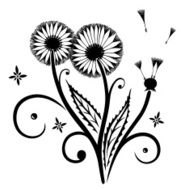 Abstract dandelion N2