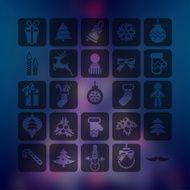 Christmas icons set N128