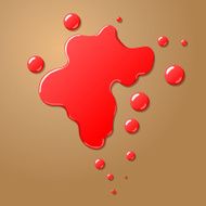 Red blood blot