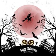 Halloween greeting card N18