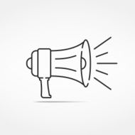 Megaphone Line Icon