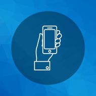 Hand holding smartphone N2