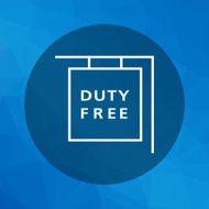 Duty free shop sign N2