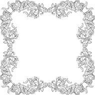The vintage acanthus frame N2