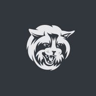 Cat head face Vector Illustration