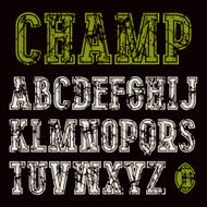 Serif font in college style