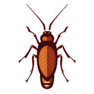 household pest - cockroach in pure style N3