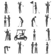 Golf People Black