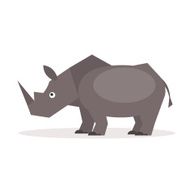 Rhinoceros Vector Illustration
