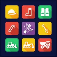 Quarry Icons Flat Design N2