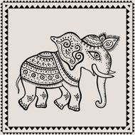 Ethnic elephant Indian style