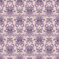 Seamless pattern violet tracery