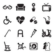 Senior People Icons N2