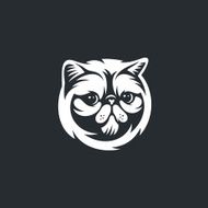 Cat head face Vector Illustration N9