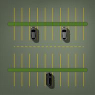 Parking lot top view N2