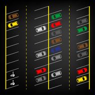 Parking lot top view N5