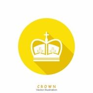 Crown silhouette symbols Icon vector illustration