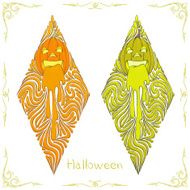 Abstract Pattern Pumpkin Two N2