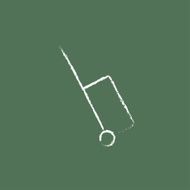 Suitcase icon drawn in chalk N2