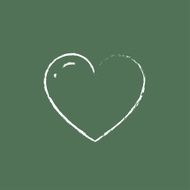 Heart icon drawn in chalk N3