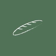 Baguette icon drawn in chalk N2
