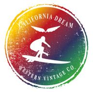 colorful surf crest with surfer sliding the wave