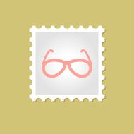 Sunglasses vector stamp N2
