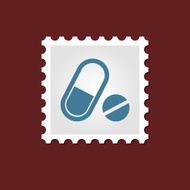 Medication medical stamp
