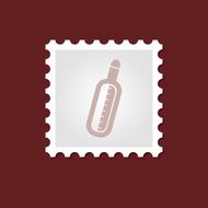 Thermometer medical stamp