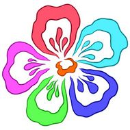 Abstract flower N28
