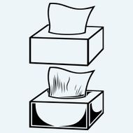 White tissue box N2