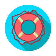 Round Icon Lifebuoy
