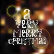 Merry christmas poster