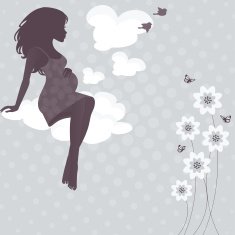 Silhouette mom to be N2